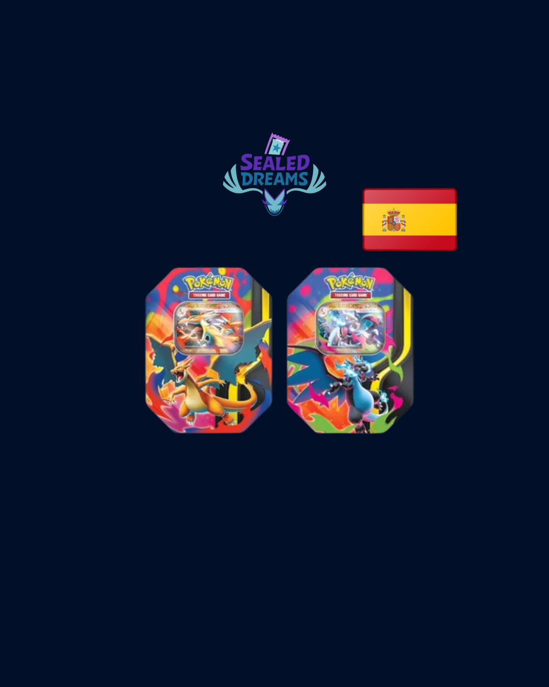 Lata Mega Charizard - ESP (RESERVA)