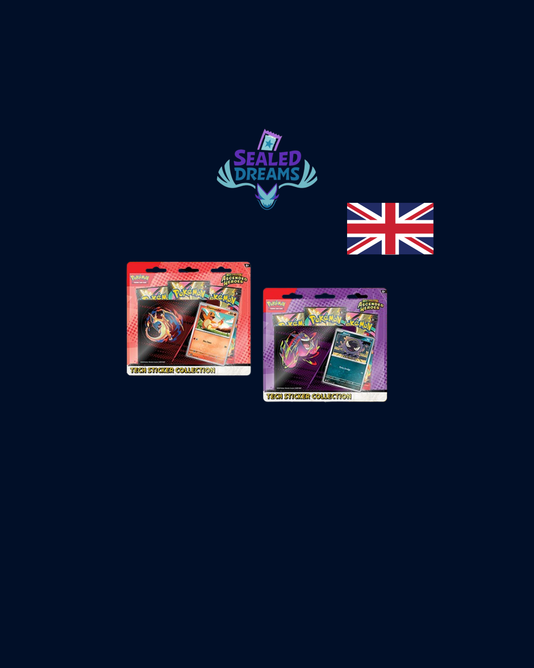 Blister Sticker Ascended Heroes - ENG (RESERVA)