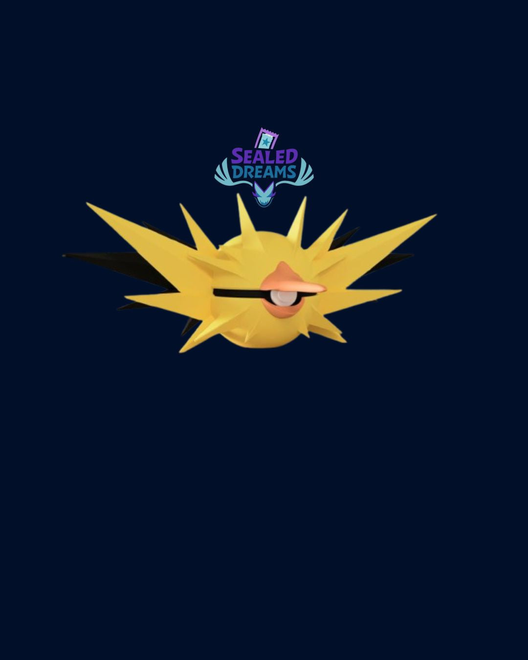 Pokéball Zapdos | Figura Decorativa Premium Impresa en 3D