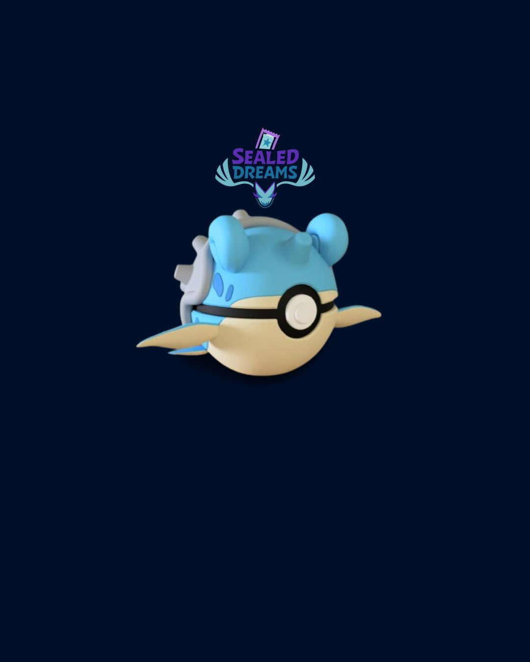 Pokéball Lapras | Figura Decorativa Premium Impresa en 3D