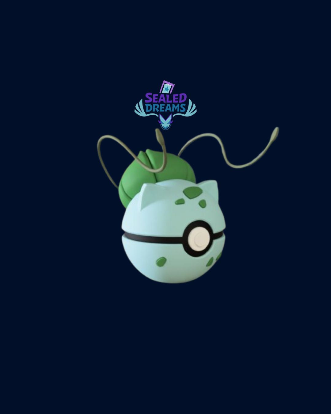 Pokéball Bulbasaur | Figura Decorativa Premium Impresa en 3D