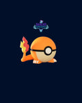 Pokéball Inspirada en Charmander | Figura Impresa en 3D